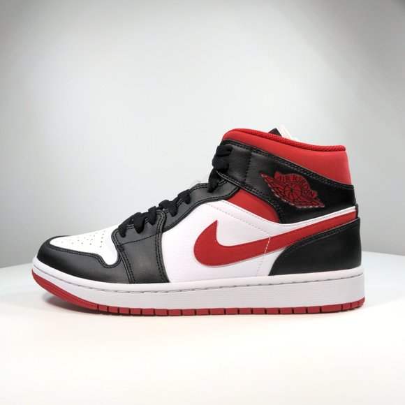 AIR JORDAN 1 MID 'METALLIC RED'  BRED - Picture 4 of 4
